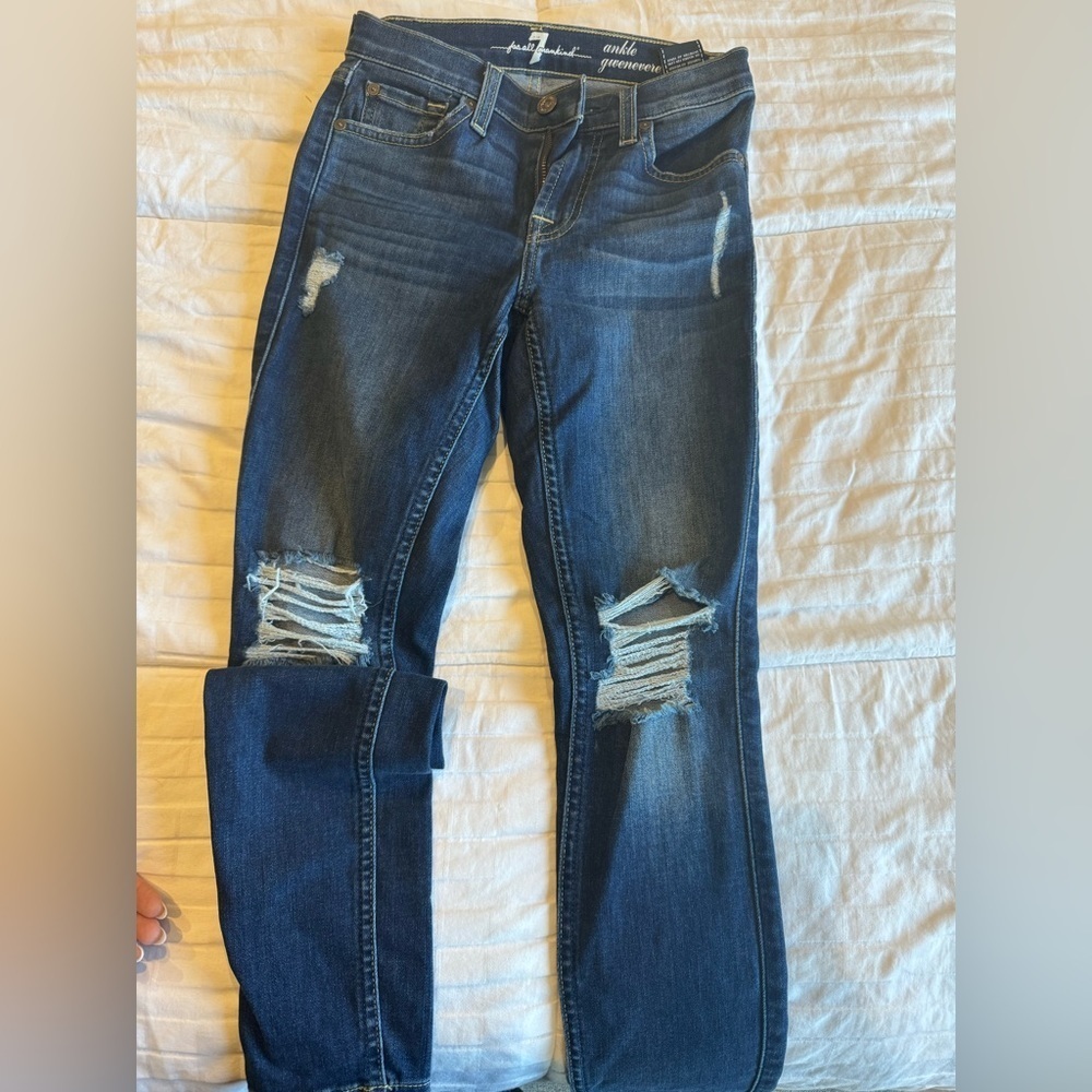 Seven jeans skinny distressed
